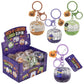 Liquid Halloween Themed Jack O Lantern Clip On Keychain Toy